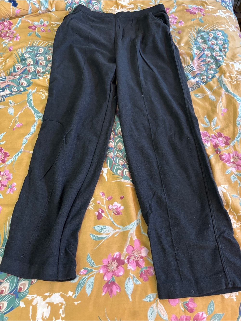 Sonia Rykiel Paris Black Wide-Leg Pants